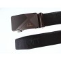 Curea barbati, casual, eleganta, din piele naturala, Negru 3.5cm - CK165N